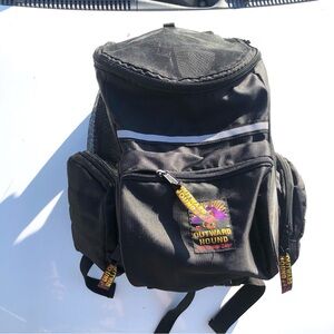 Outward Hound Black Backpack with Reflective Stripe
